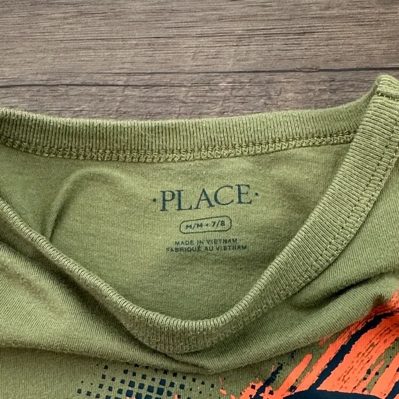 Children's Place BUNDLE (4) Boy's Medium 7/8 Shark/Dino/Basketball Graphic Tees - Picture 12 of 13